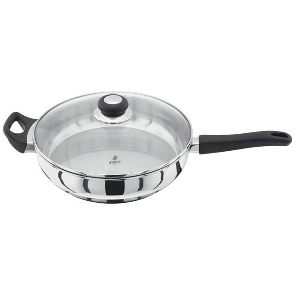 Judge Vista 28cm Saute Pan With Glass Lid